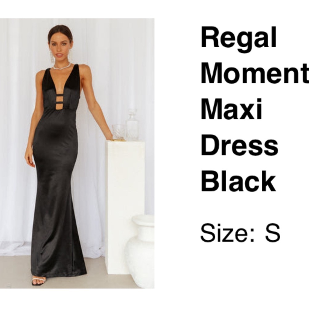 Hello Molly Black Maxi Dress